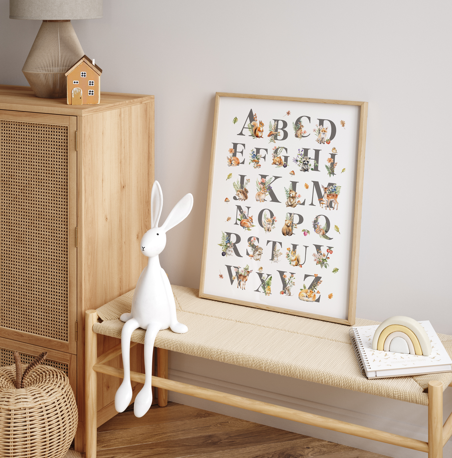 Woodland Alphabet | Art Print