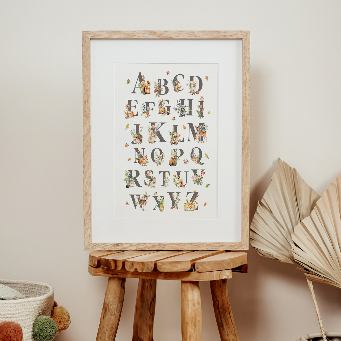 Woodland Alphabet | Art Print