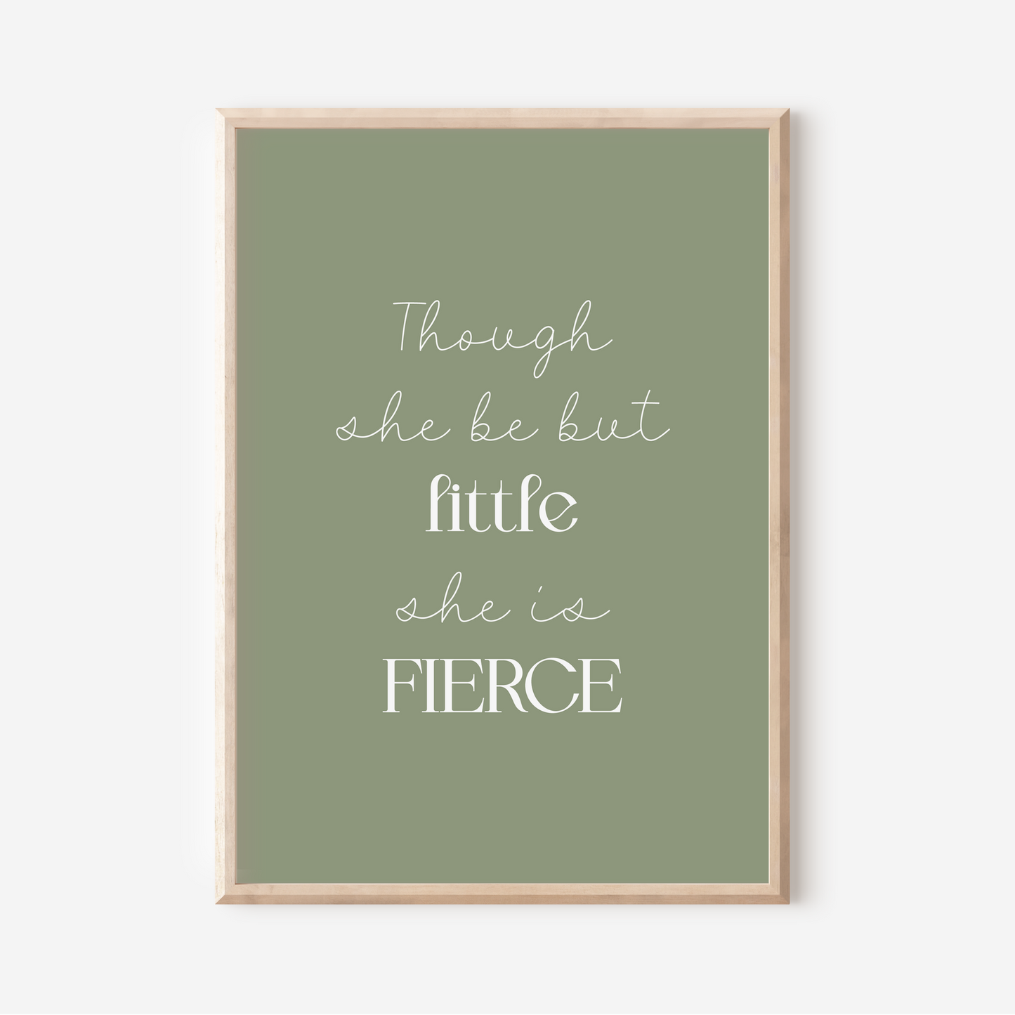 Little But Fierce | Art Print