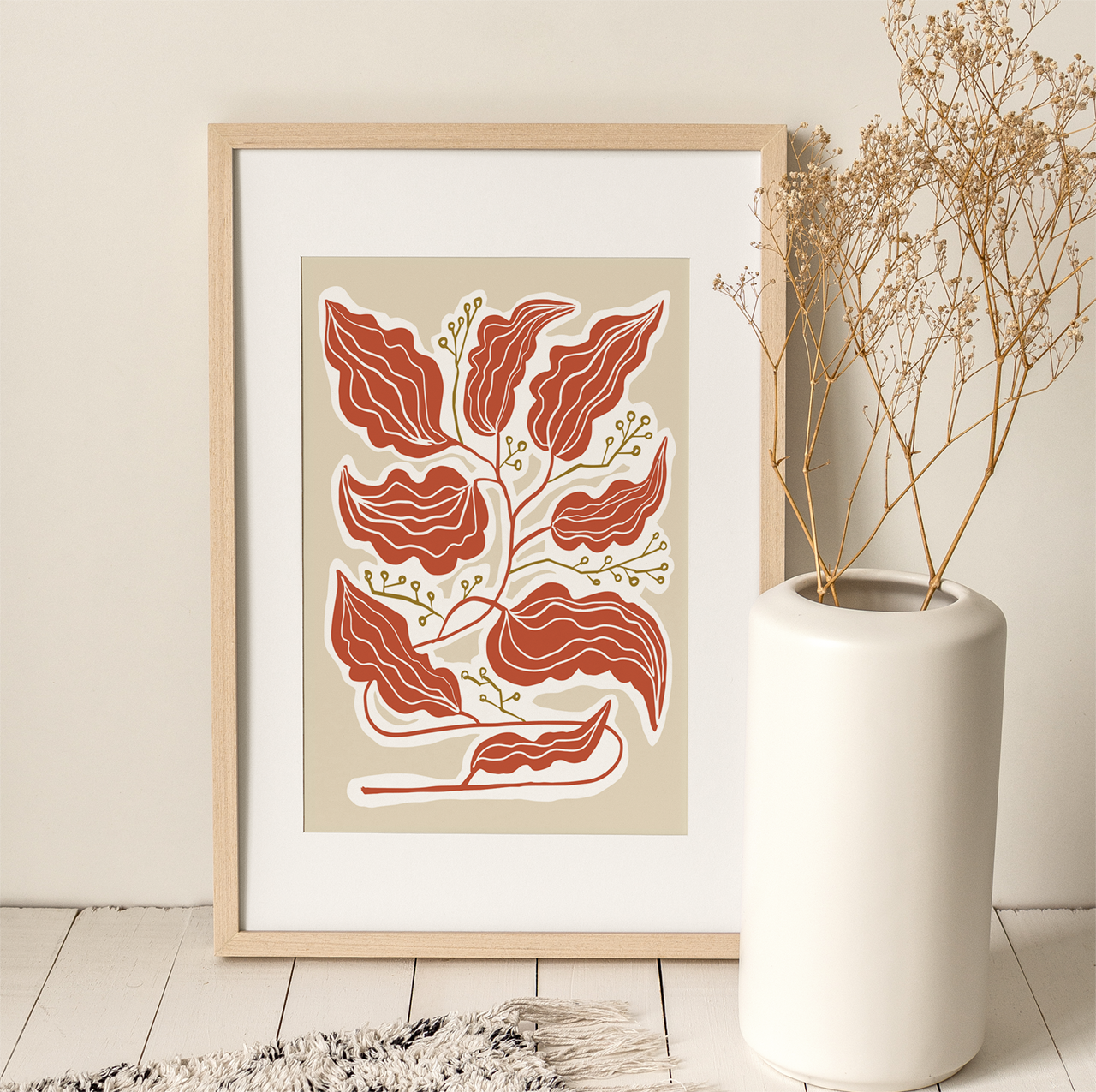 Abstract Botanical No9 | Art Print
