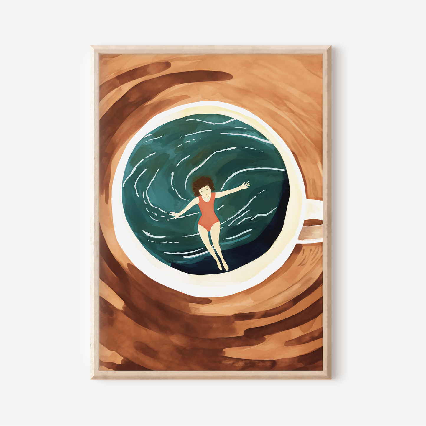 Adrift in Coffee | Art Print