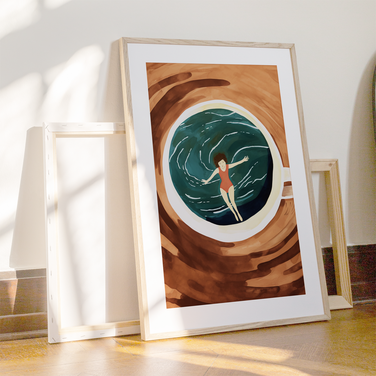 Adrift in Coffee | Art Print