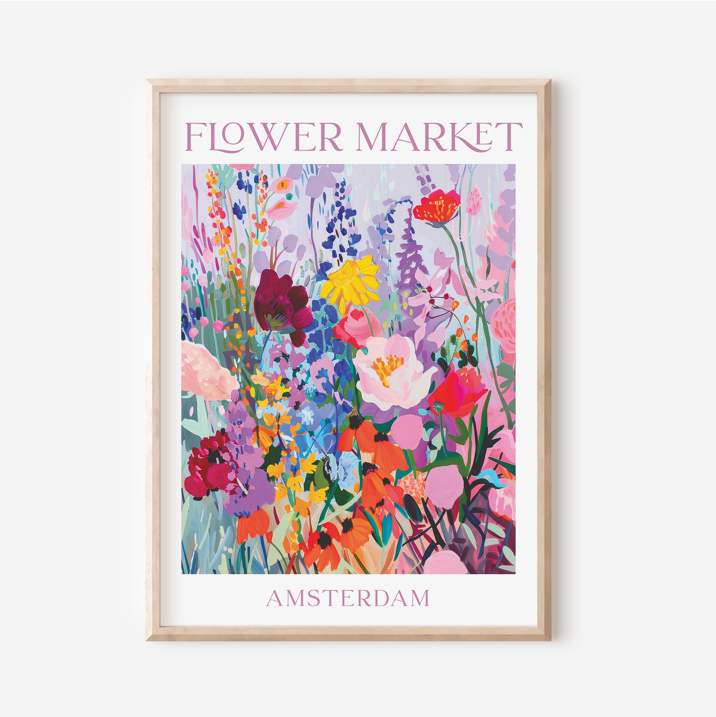 Flower Market Amsterdam | Art Print