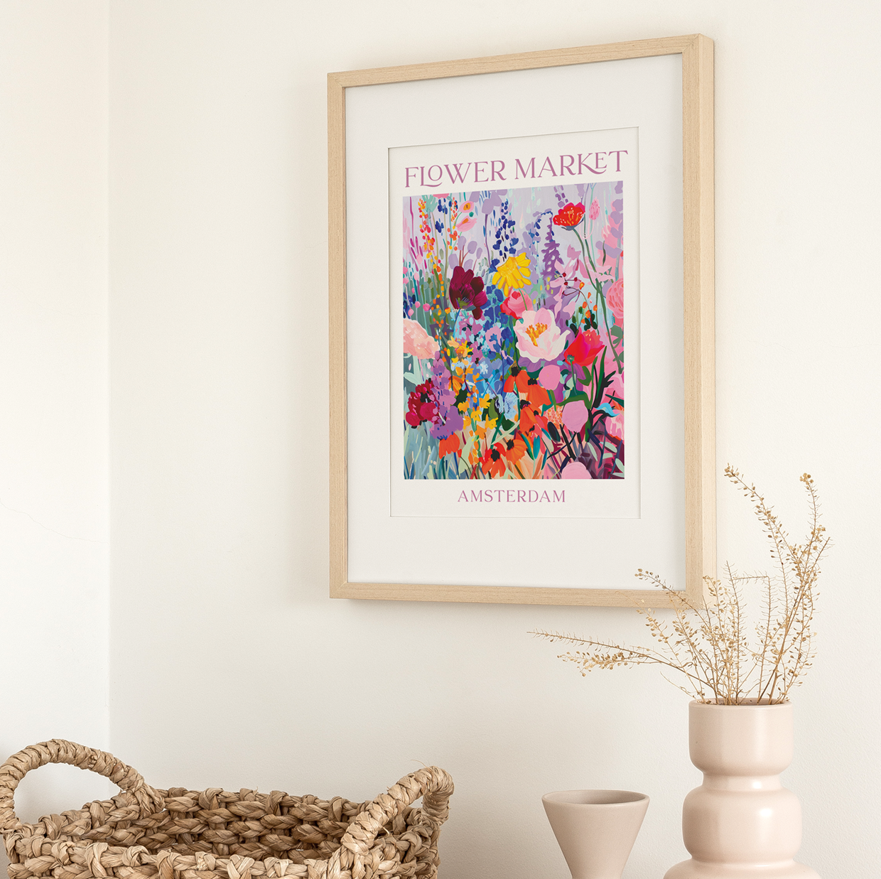 Flower Market Amsterdam | Art Print