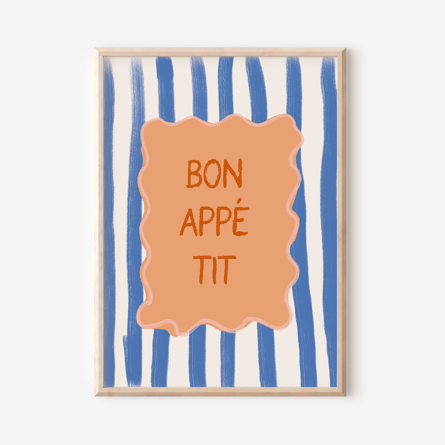 Bon Appétit Blue | Art Print