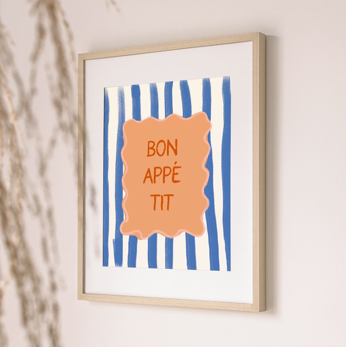 Bon Appétit Blue | Art Print