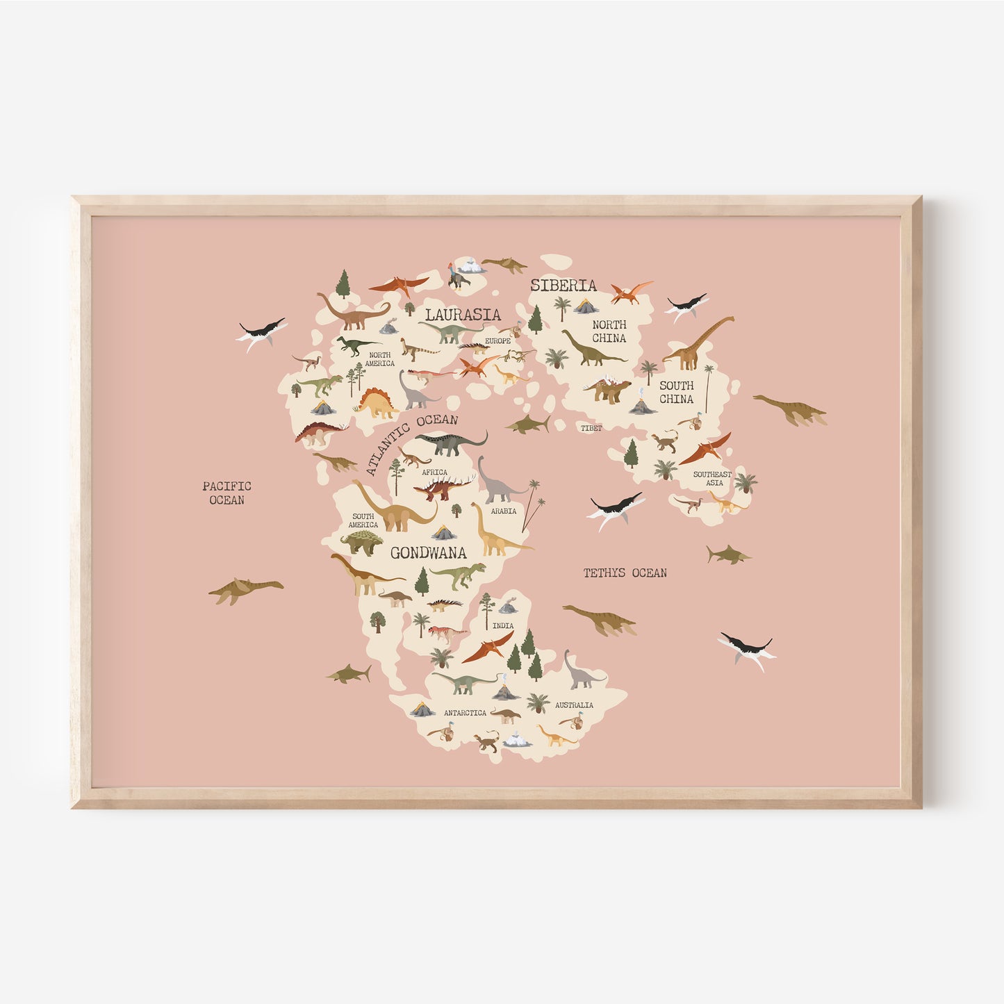 Gondwana Dinosaurs | Art Print