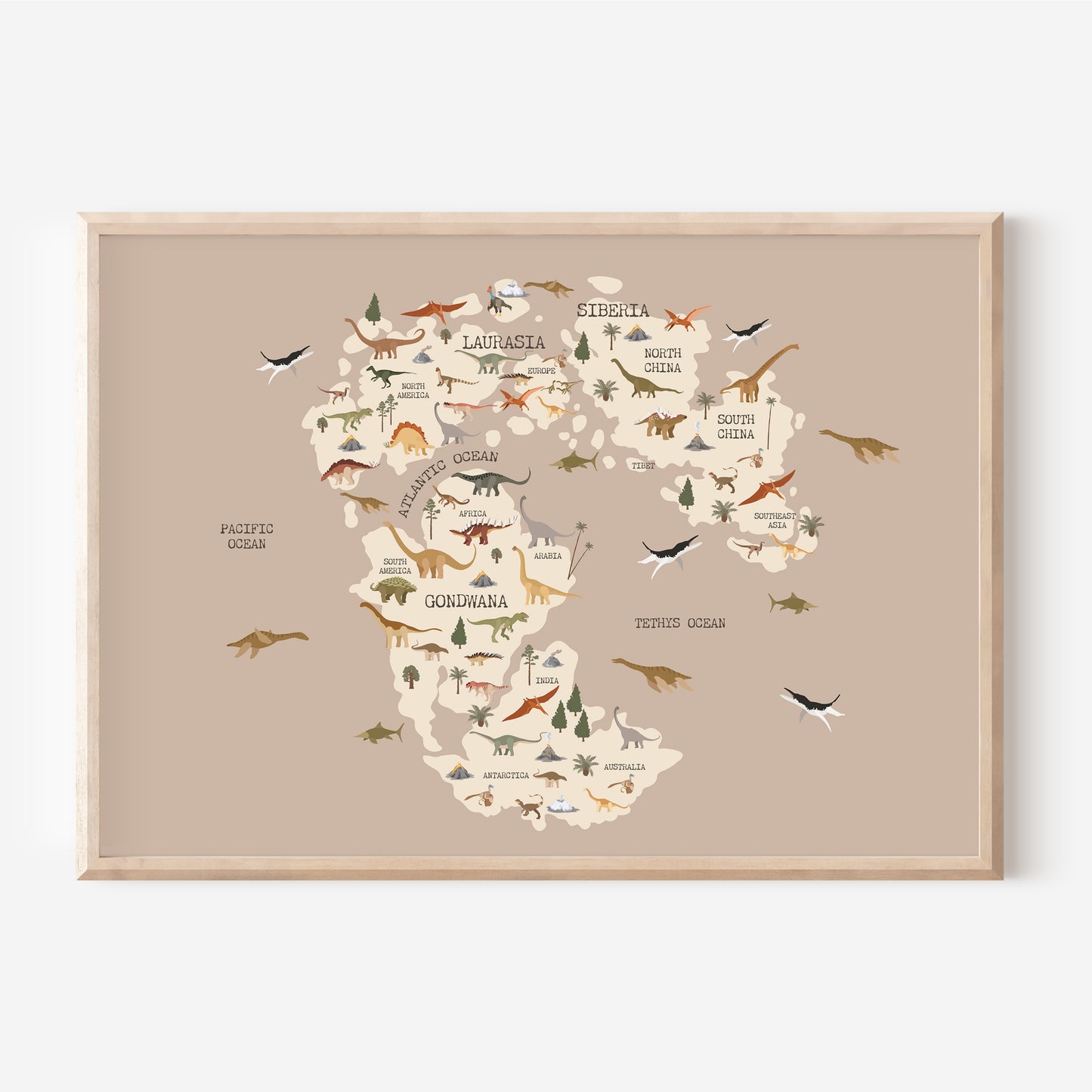 Gondwana Dinosaurs | Art Print