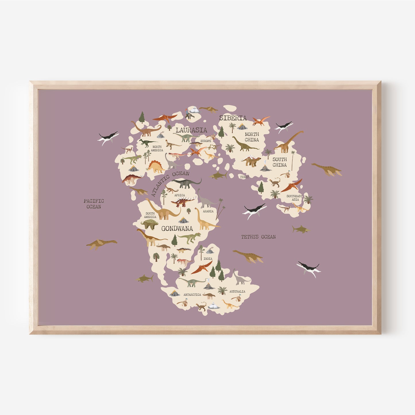 Gondwana Dinosaurs | Art Print