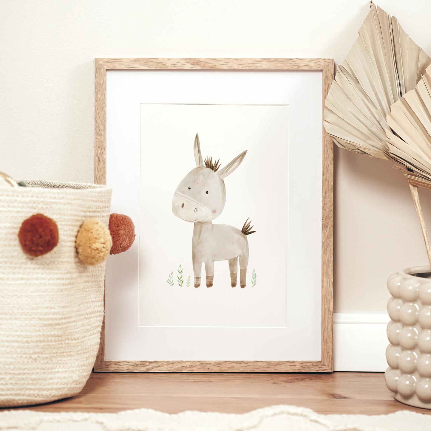 Farmyard Donkey | Art Print