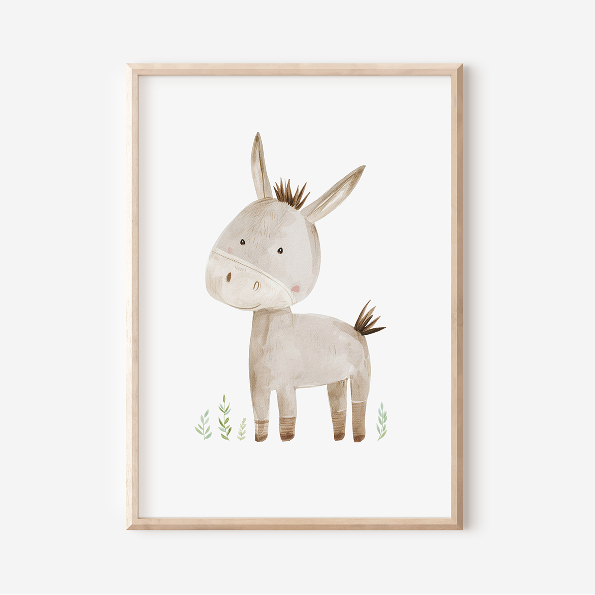 Farmyard Donkey | Art Print