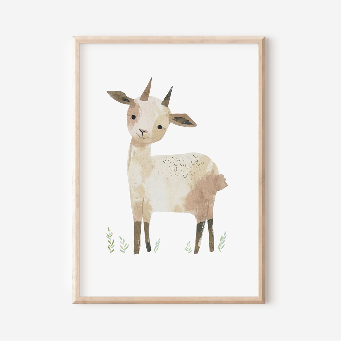 Farmyard Goat | Art Print