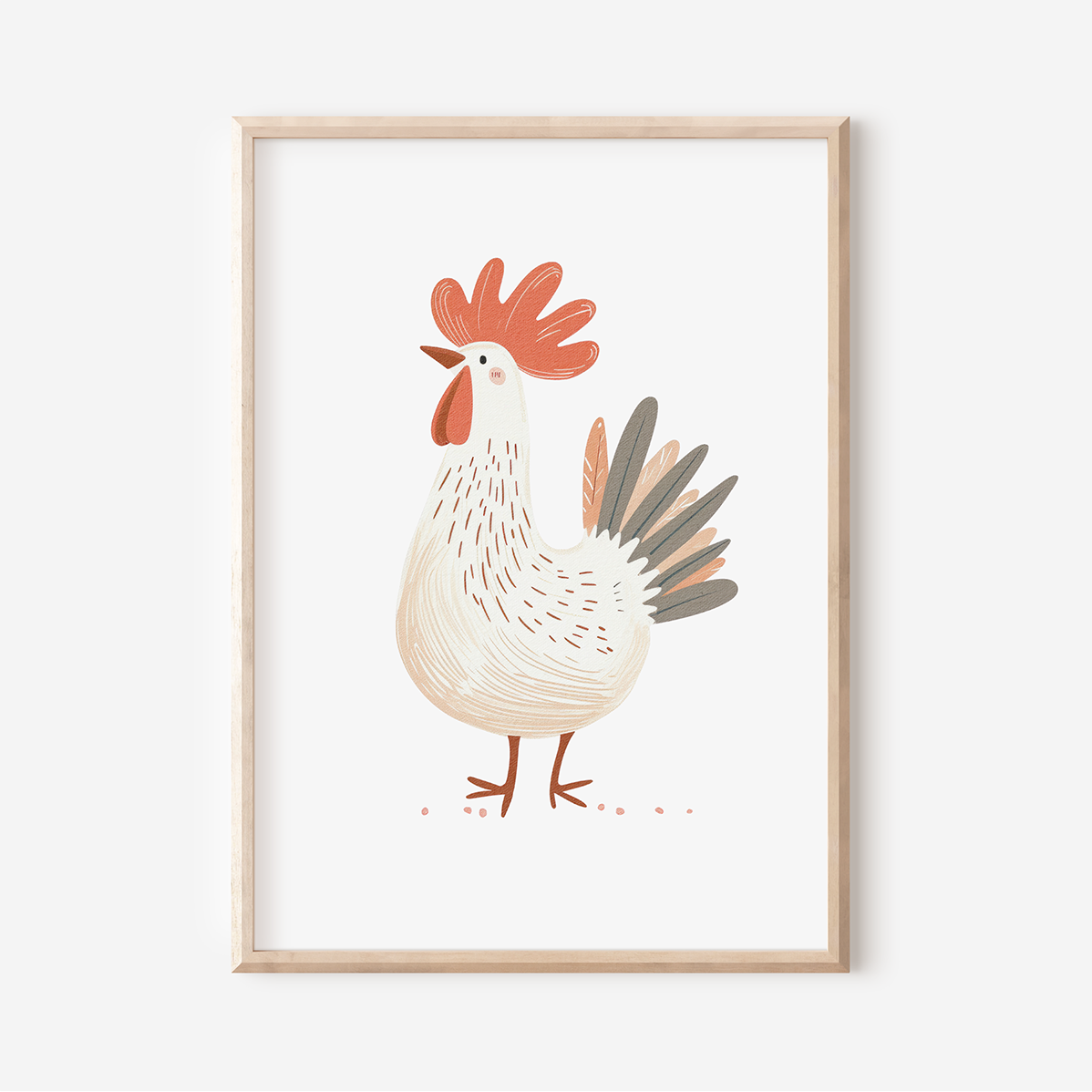 Farmyard Rooster | Art Print