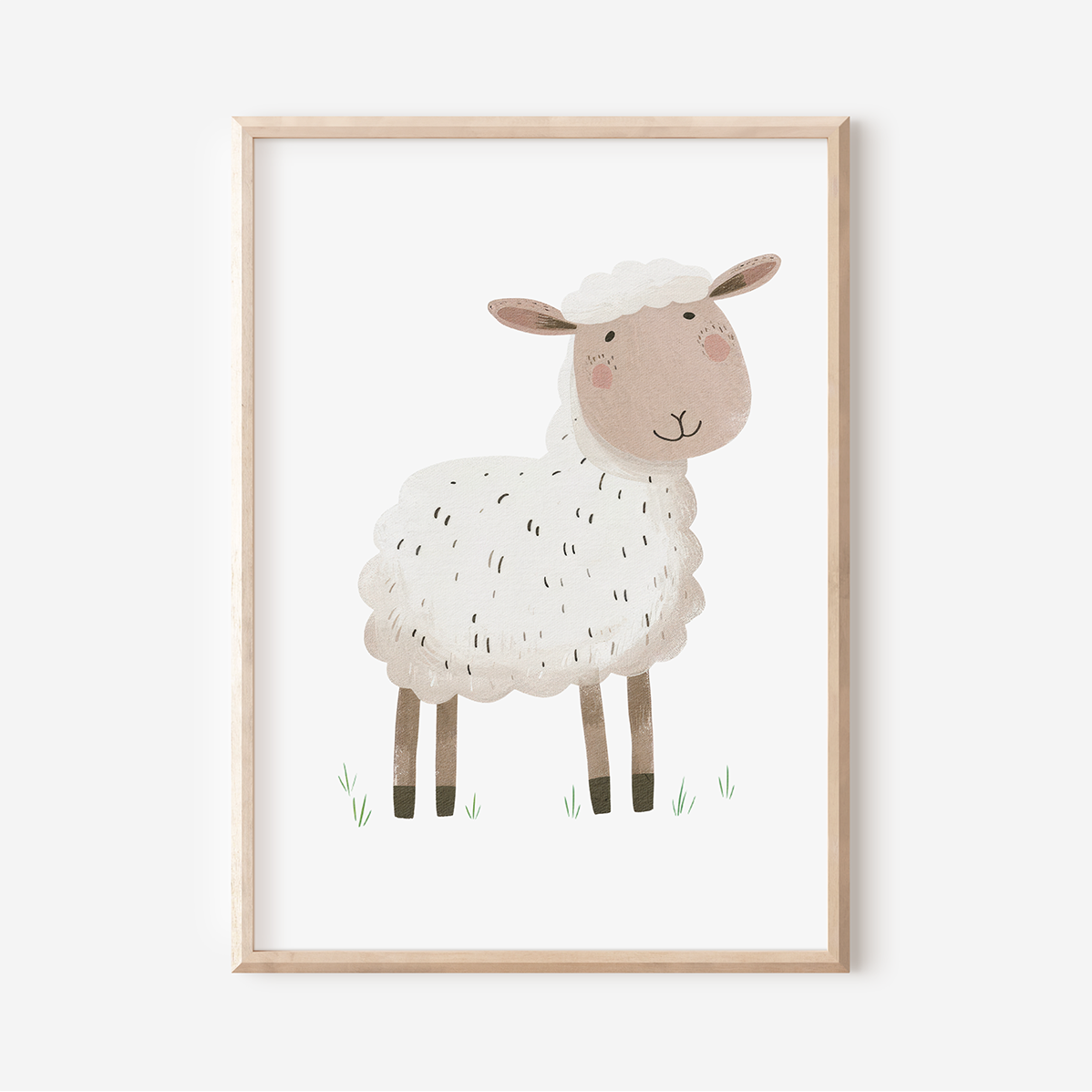 Farmyard Sheep | Art Print