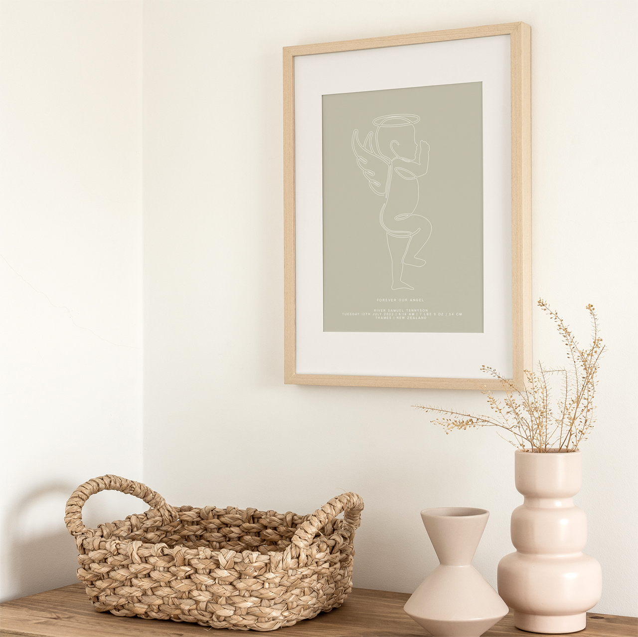Forever Our Angel - In Memory Of Keepsake Print