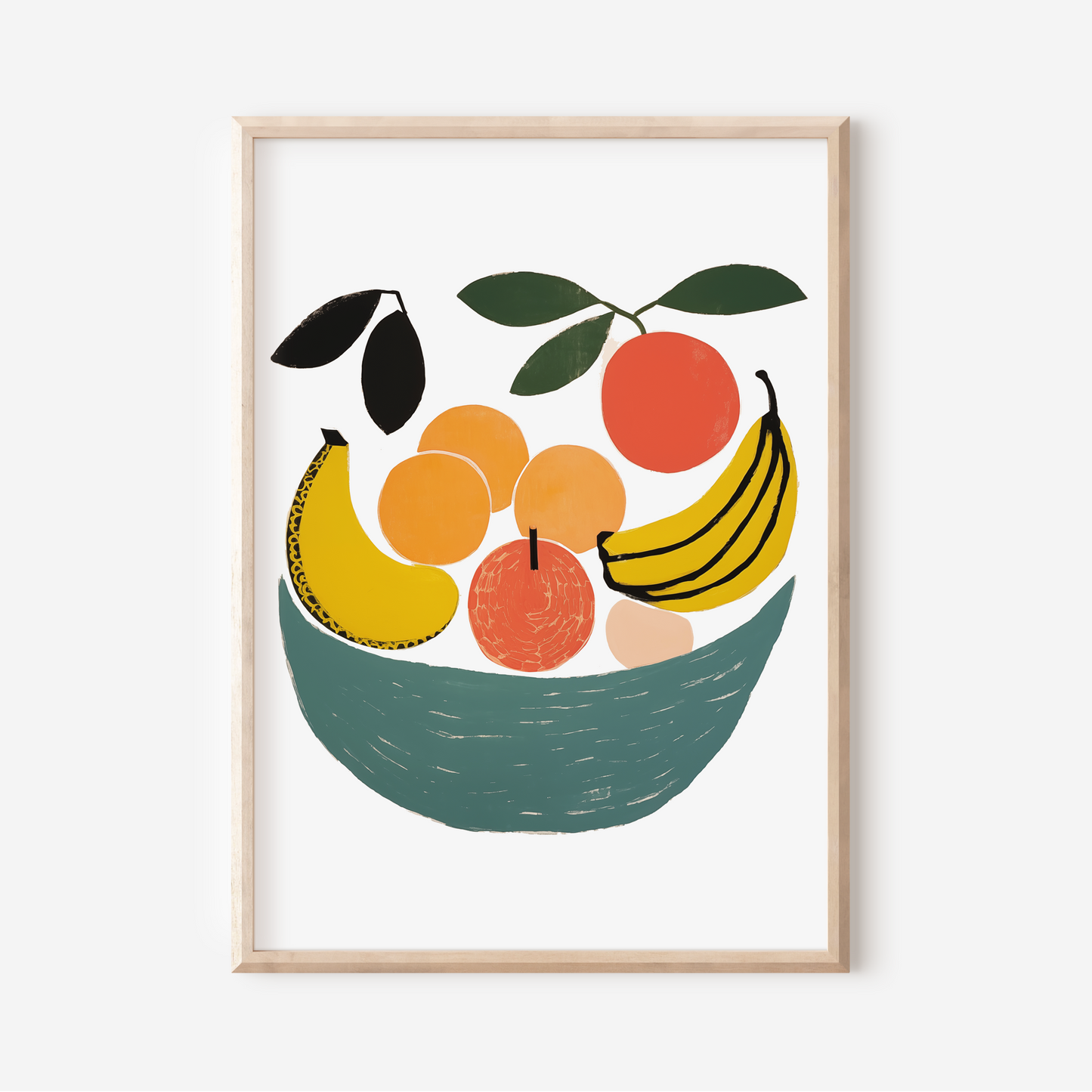 Abstract Fruit Bowl | Art Print