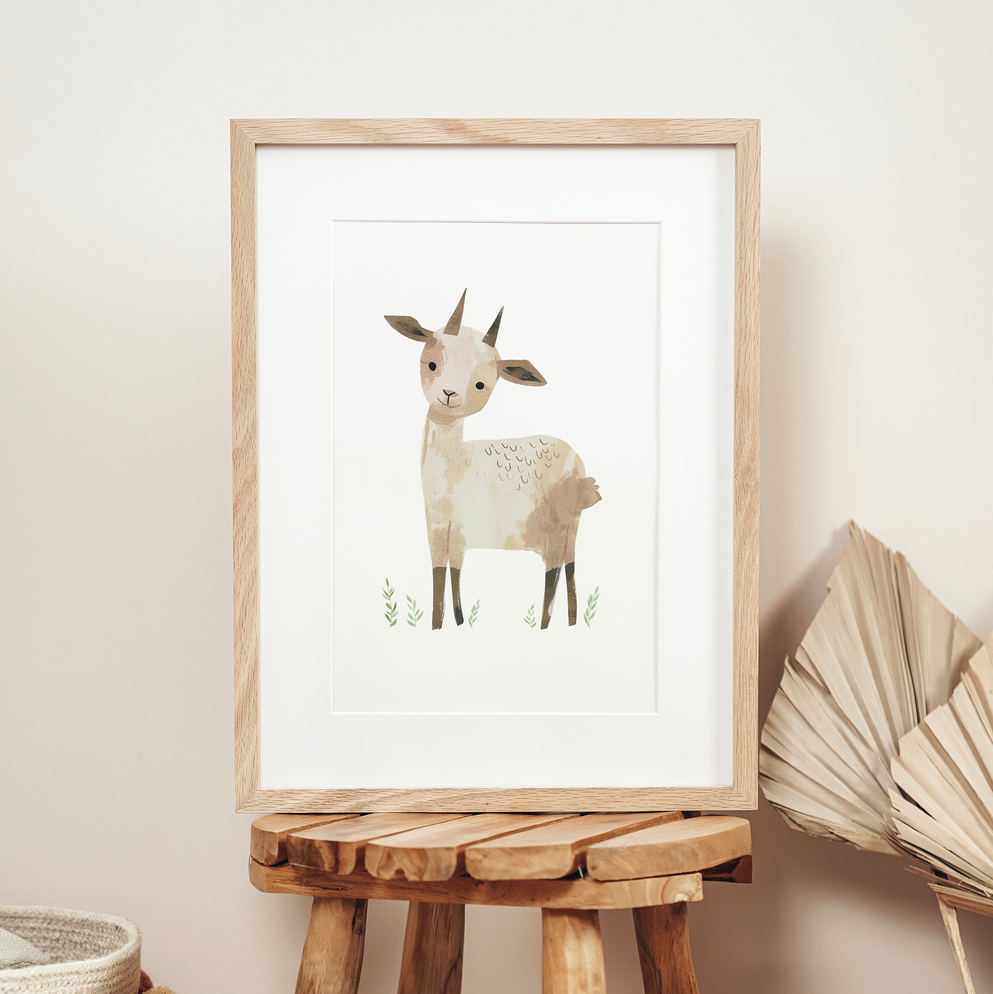 Farmyard Goat | Art Print