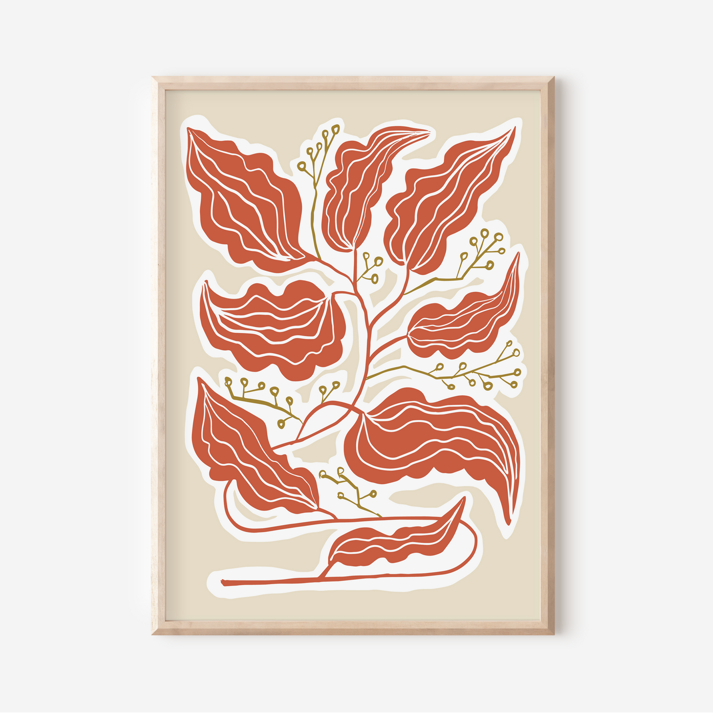 Abstract Botanical No9 | Art Print