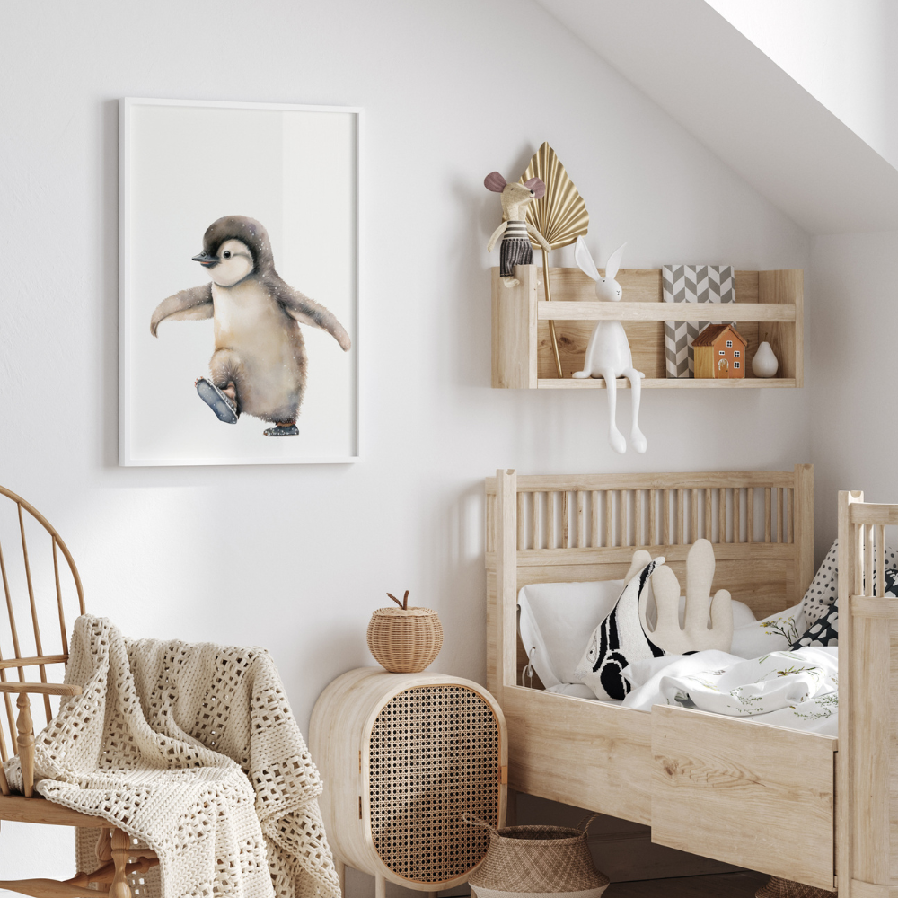 Pebbles the Penguin | Art Print