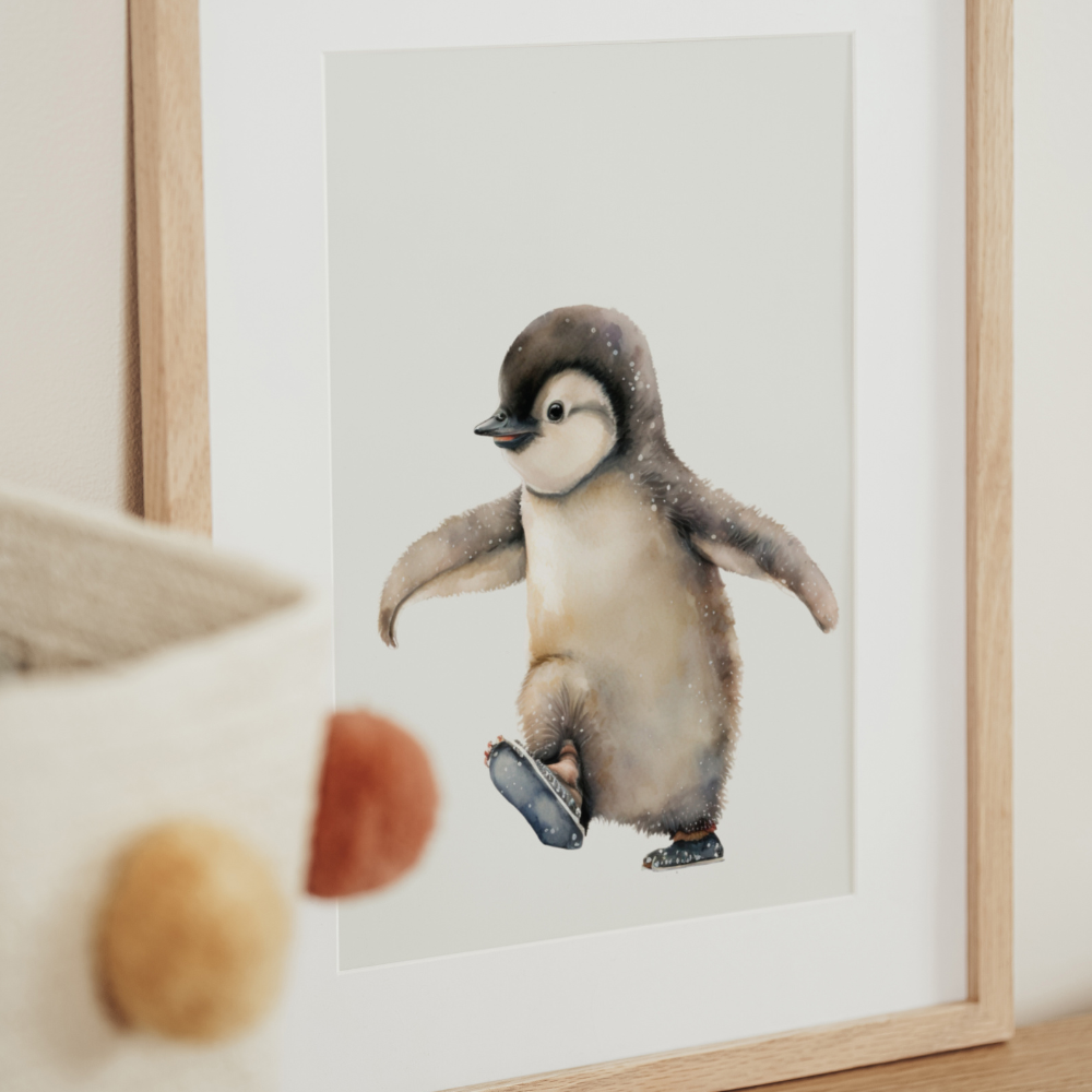 Pebbles the Penguin | Art Print