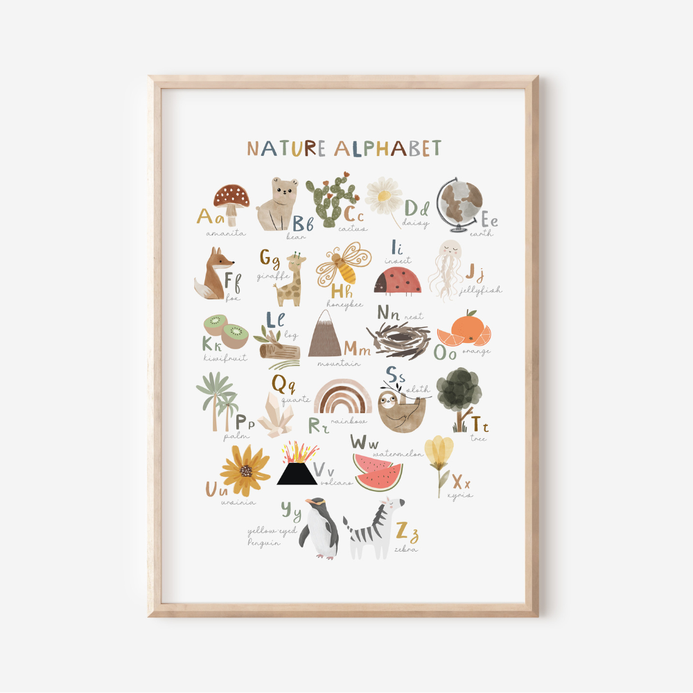 Nature Alphabet | Art Print