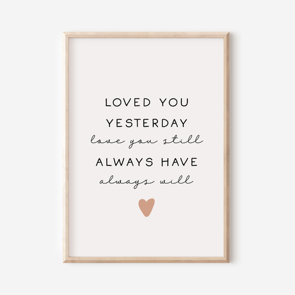 Love You Always | Art Print