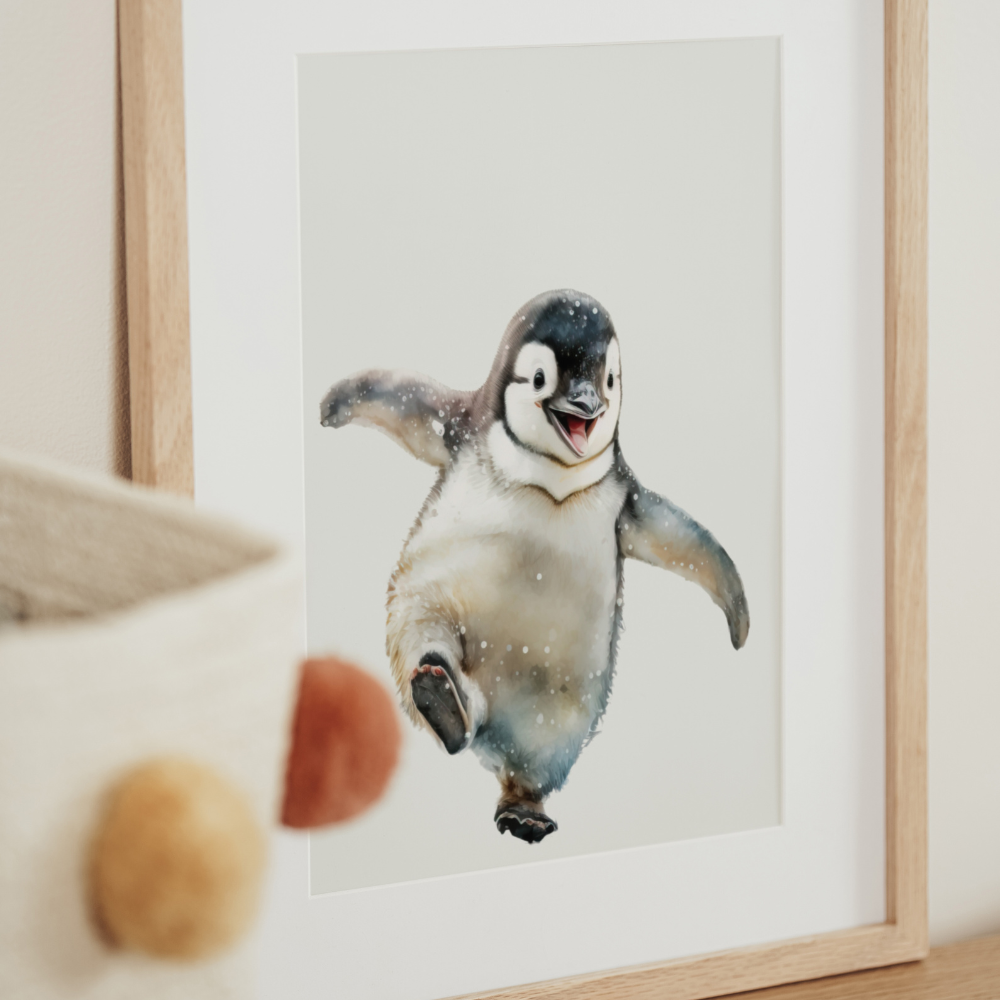 Winston the Penguin | Art Print