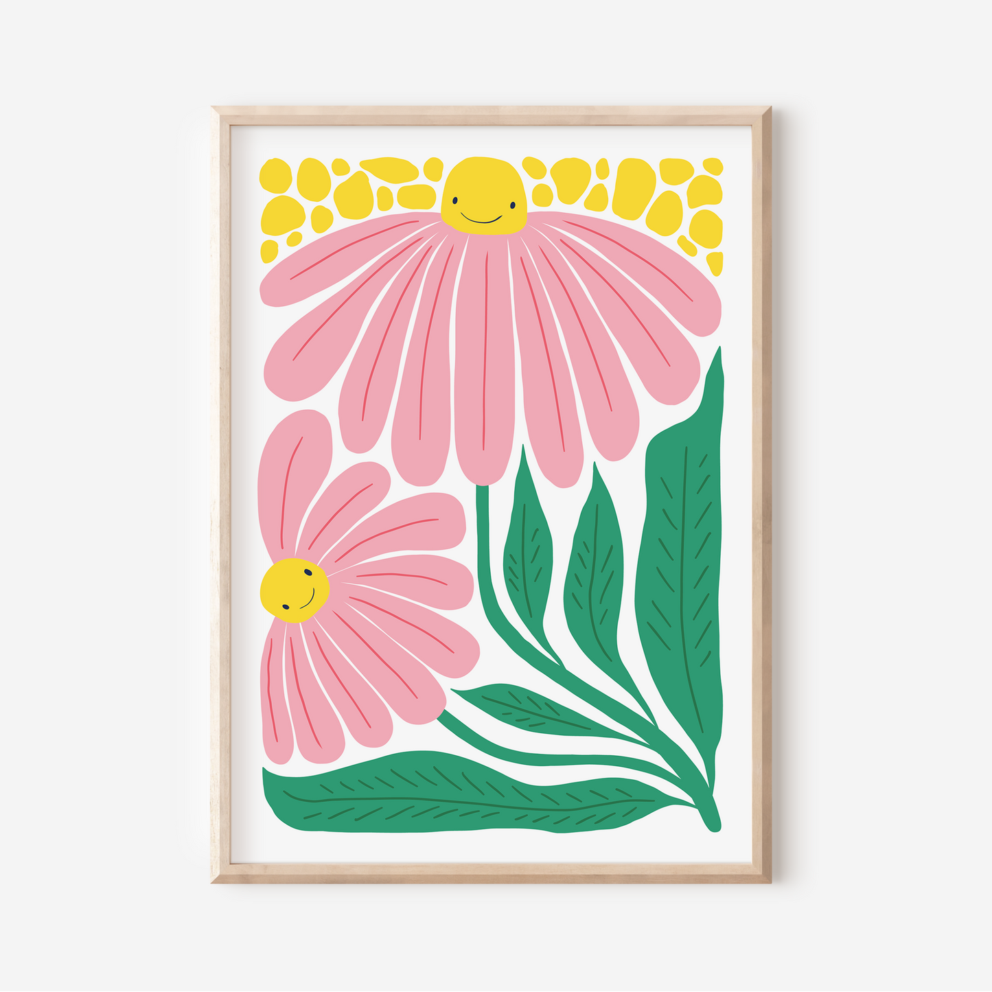 Happy Flowers | Art Print