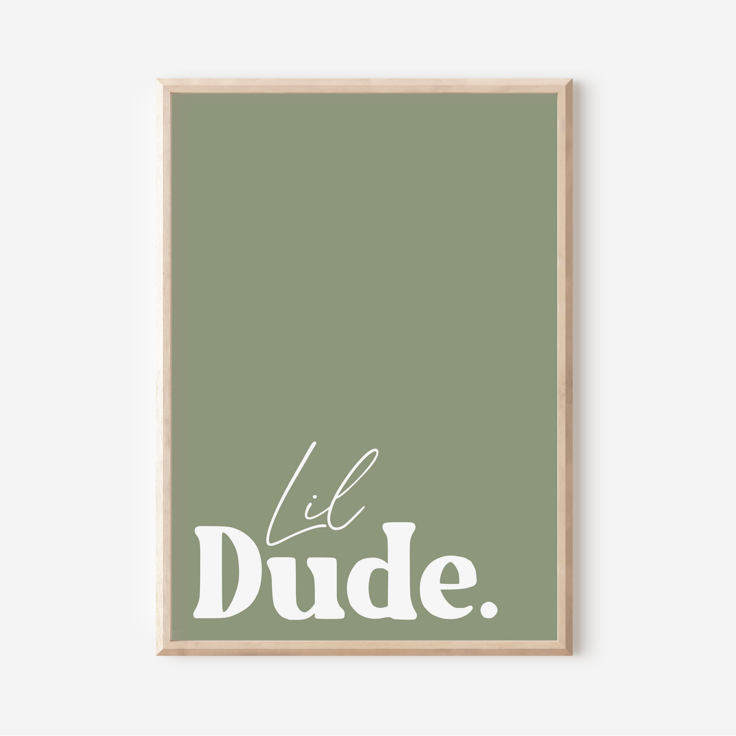 Lil Dude. | Art Print