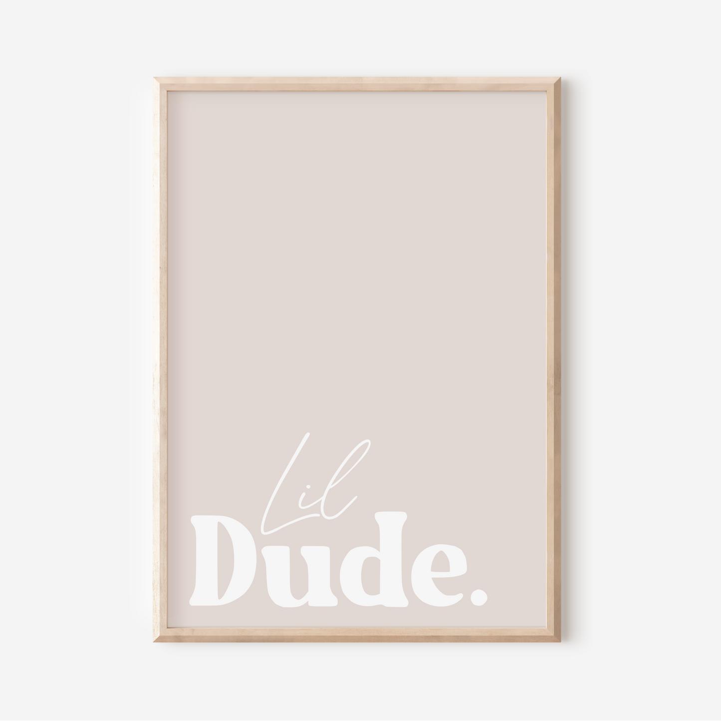 Lil Dude. | Art Print