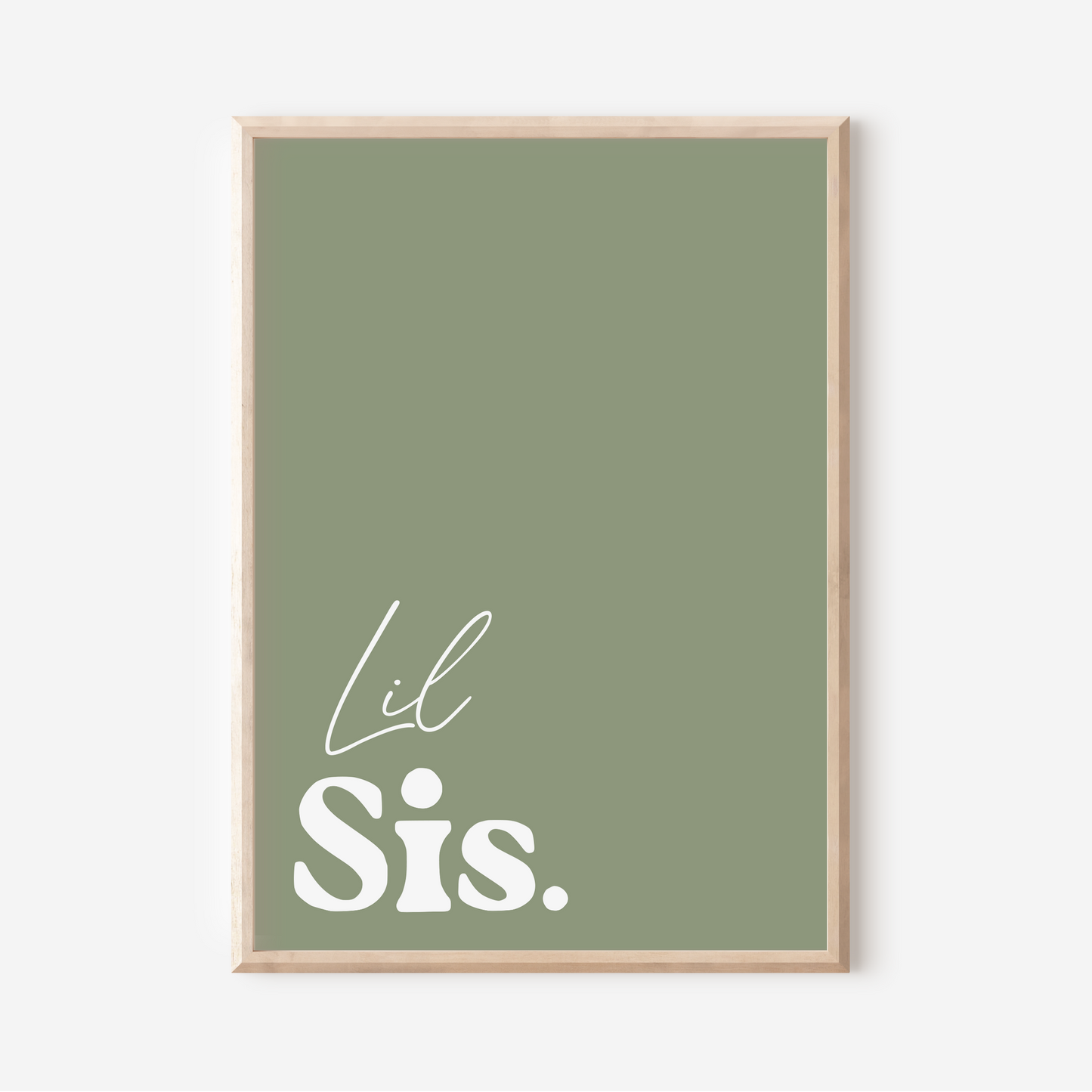 Lil Sis. | Art Print