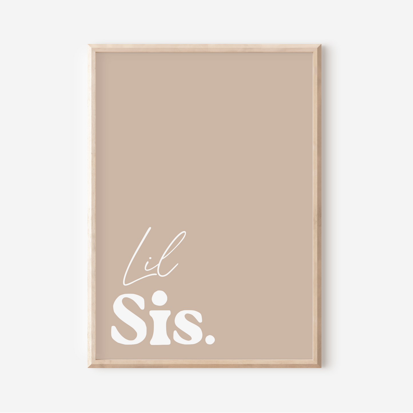 Lil Sis. | Art Print
