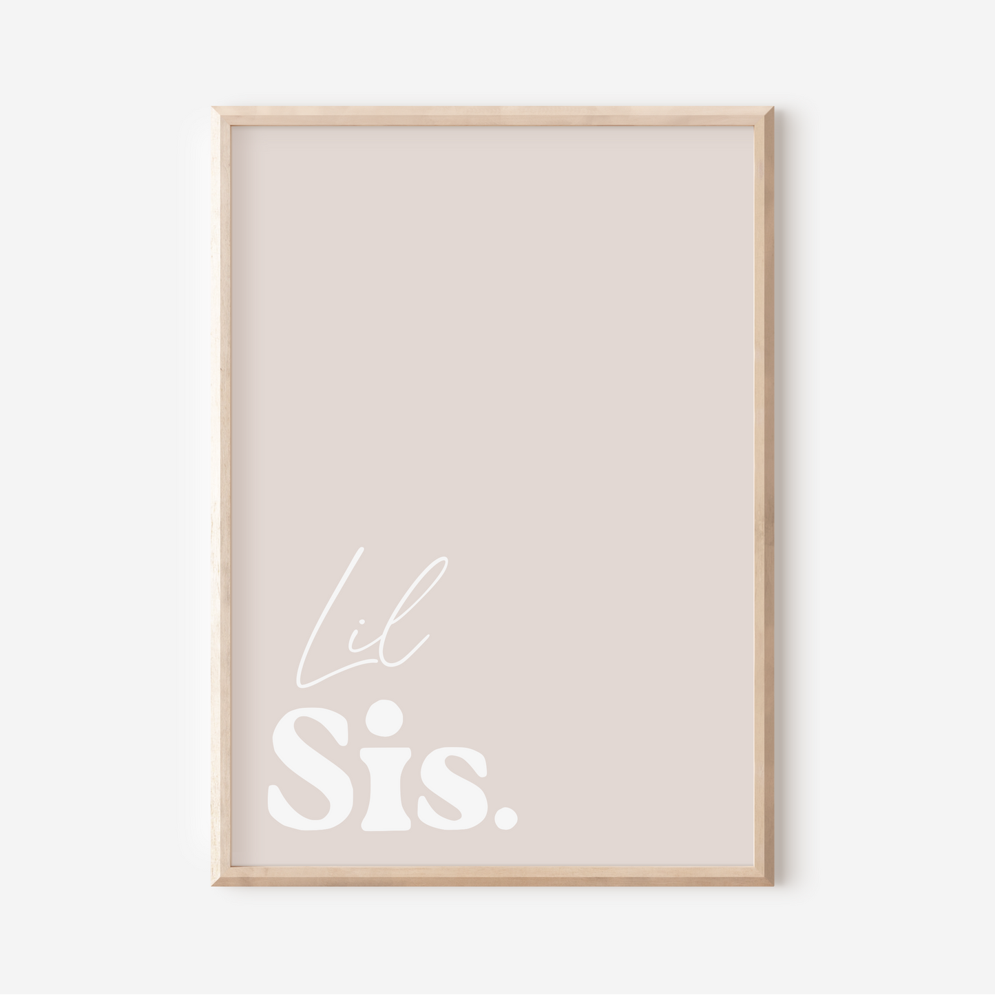 Lil Sis. | Art Print
