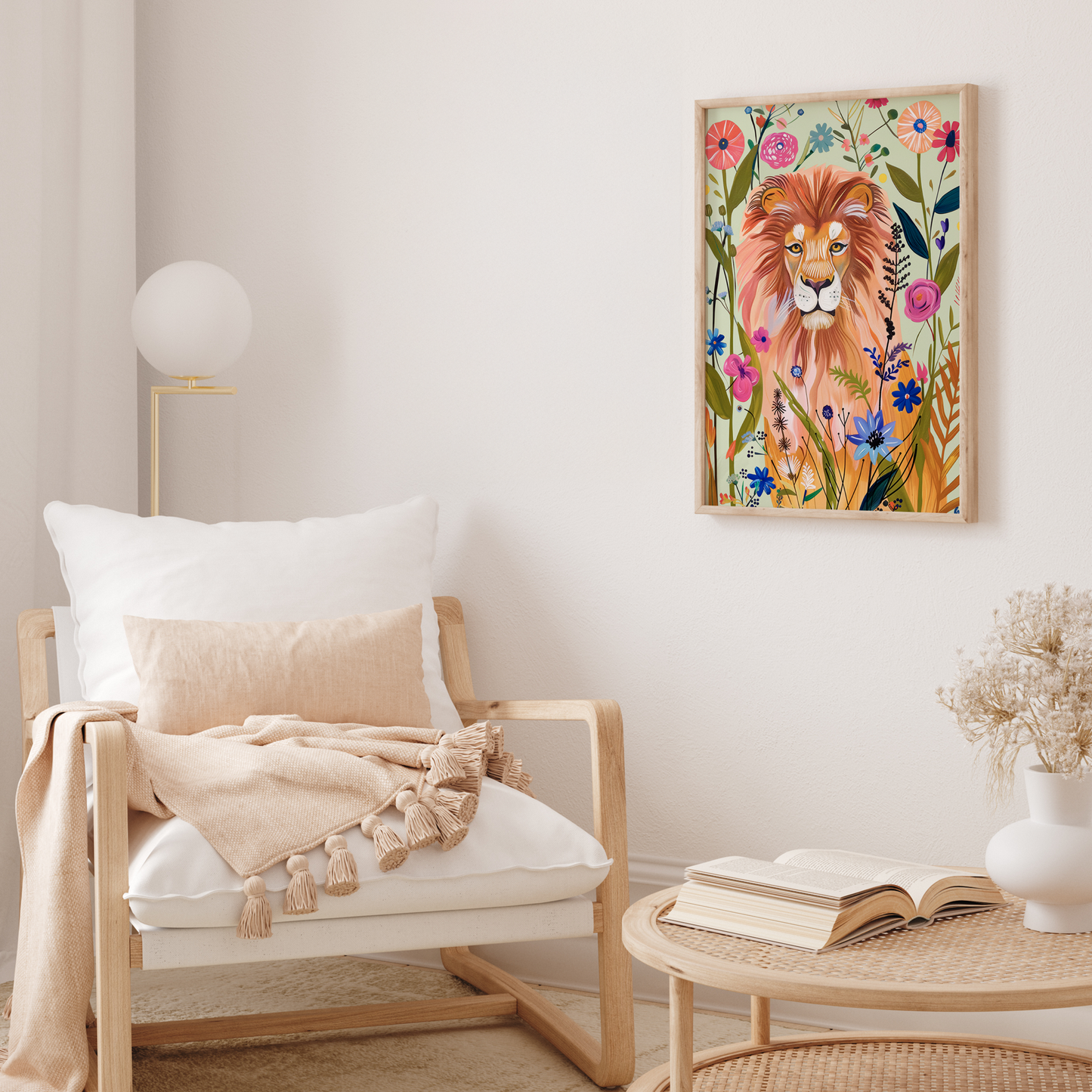 Meadow Lion | Art Print