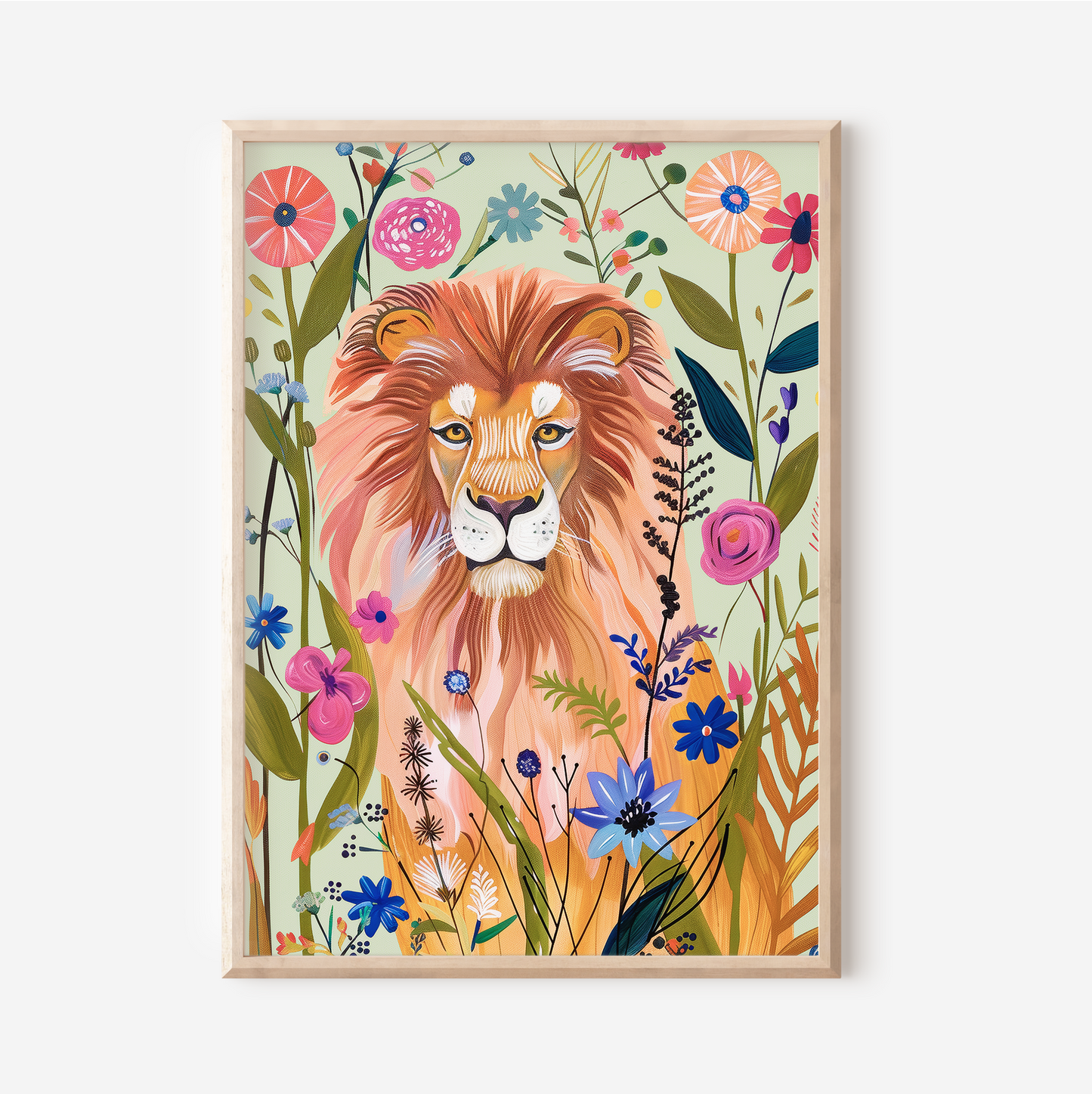 Meadow Lion | Art Print