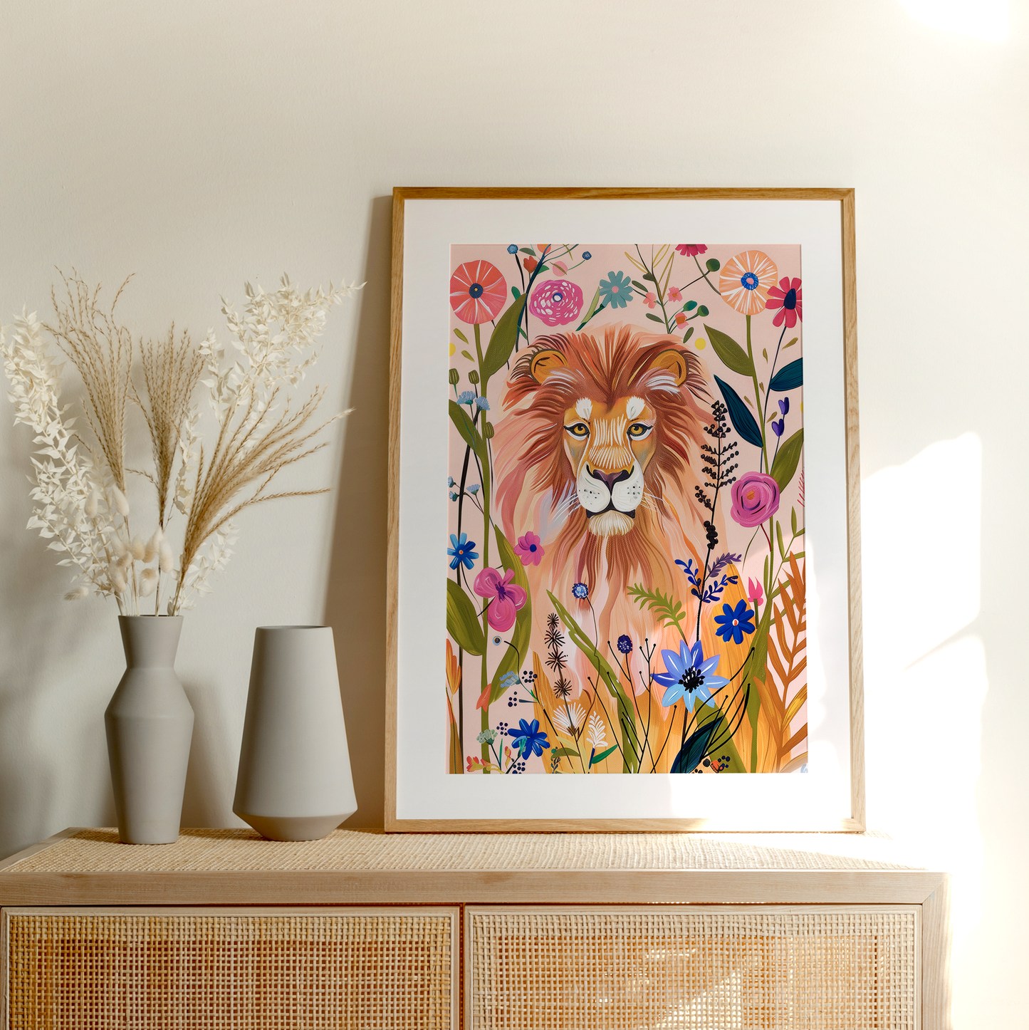 Meadow Lion | Art Print