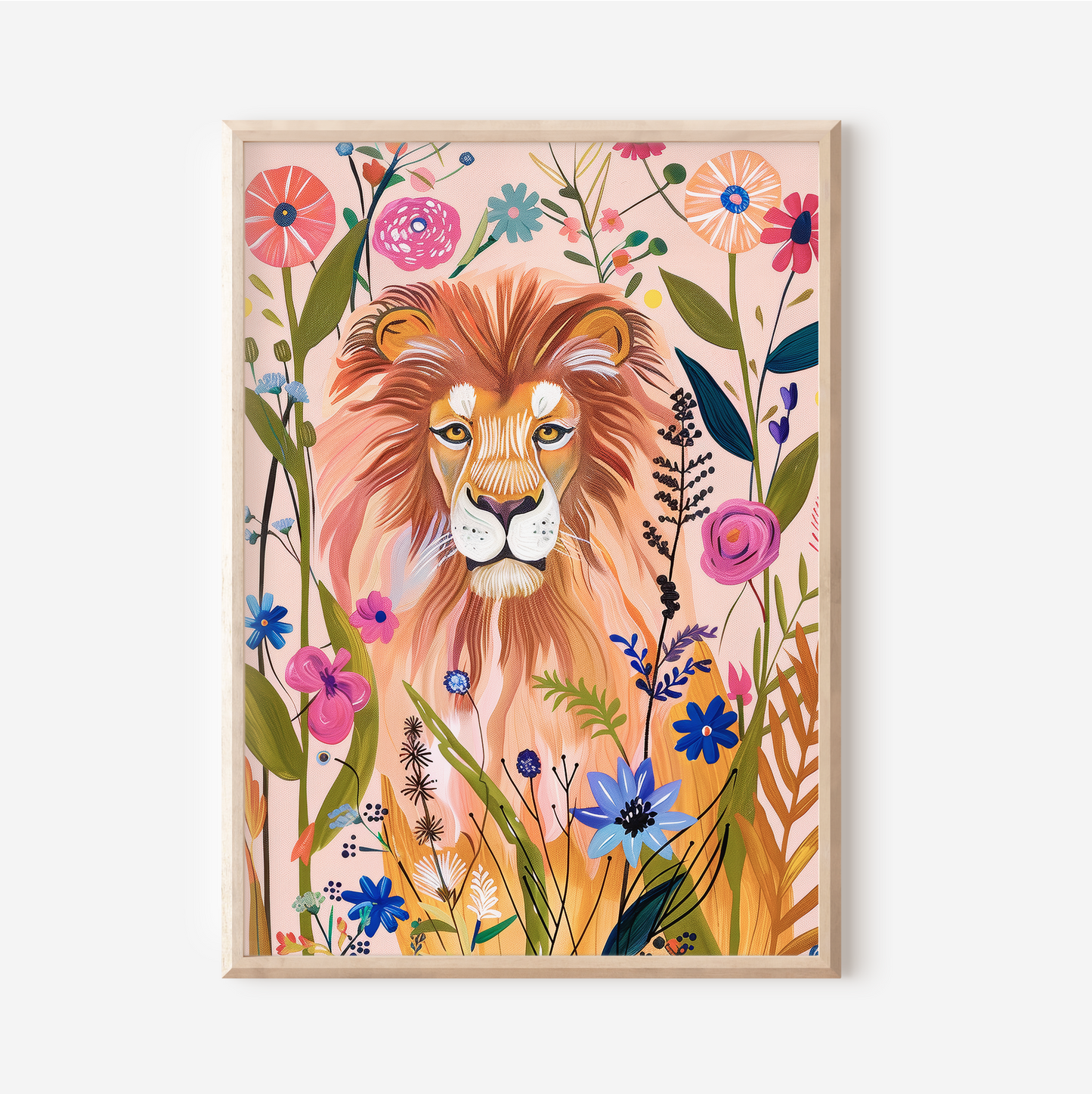 Meadow Lion | Art Print