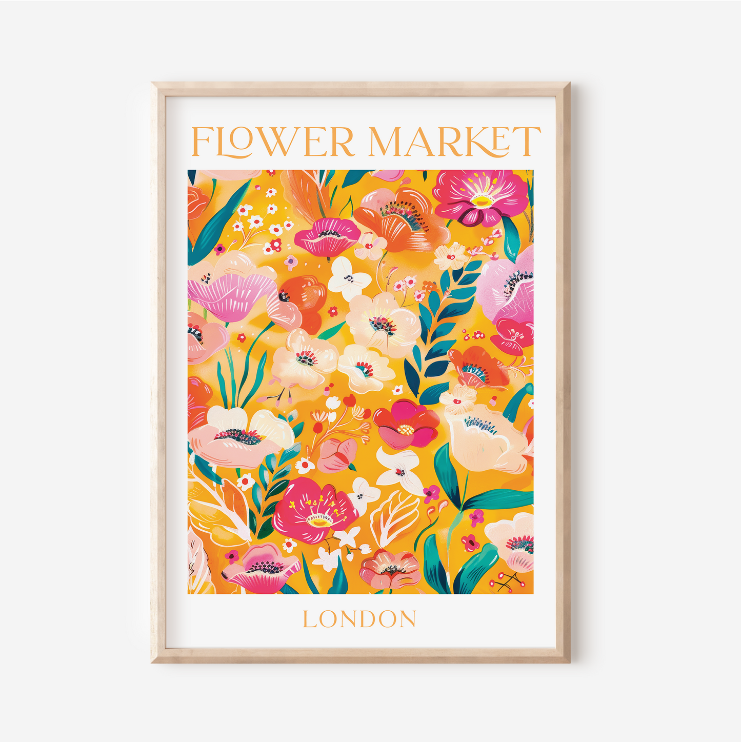 Flower Market London | Art Print