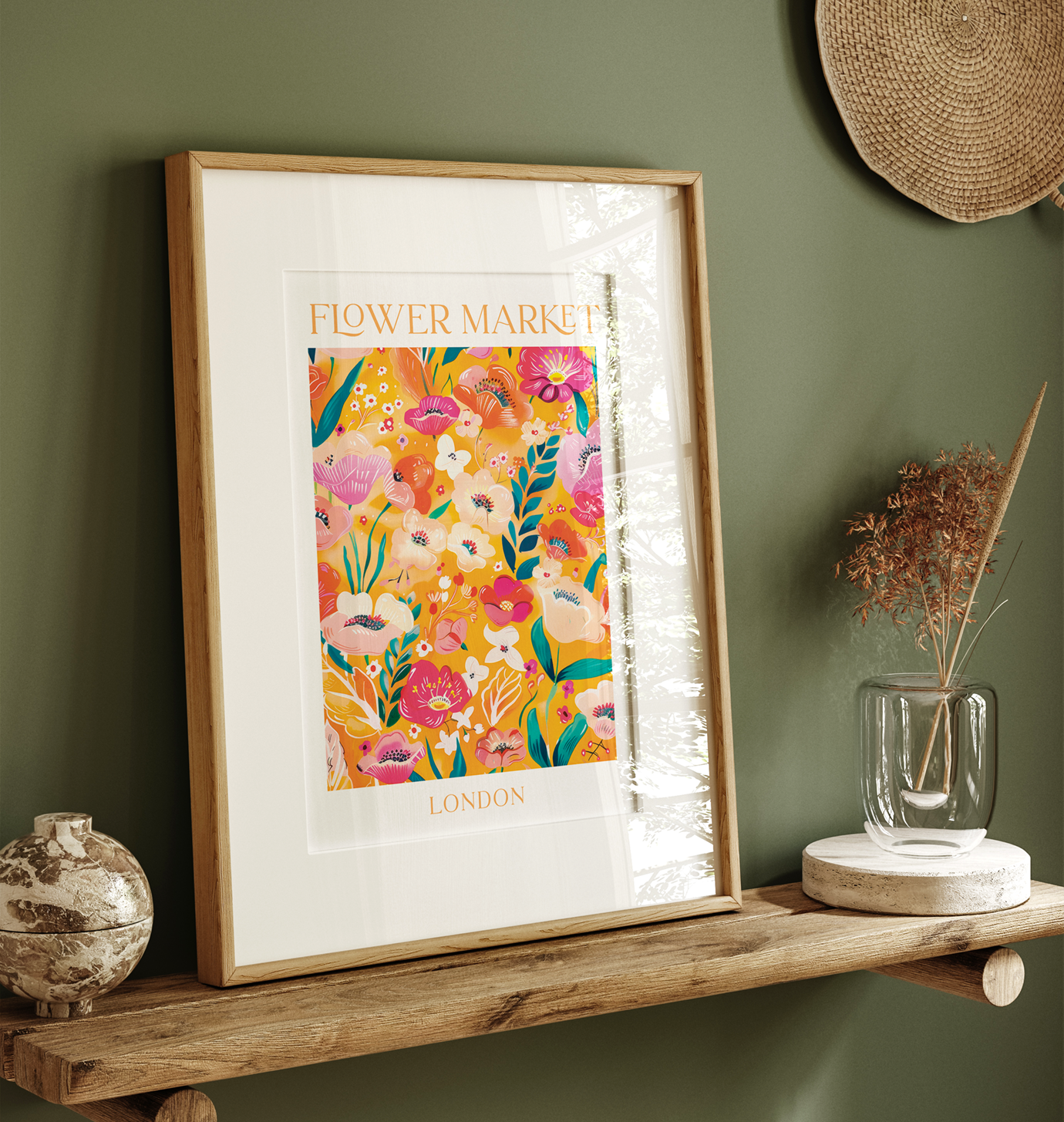 Flower Market London | Art Print