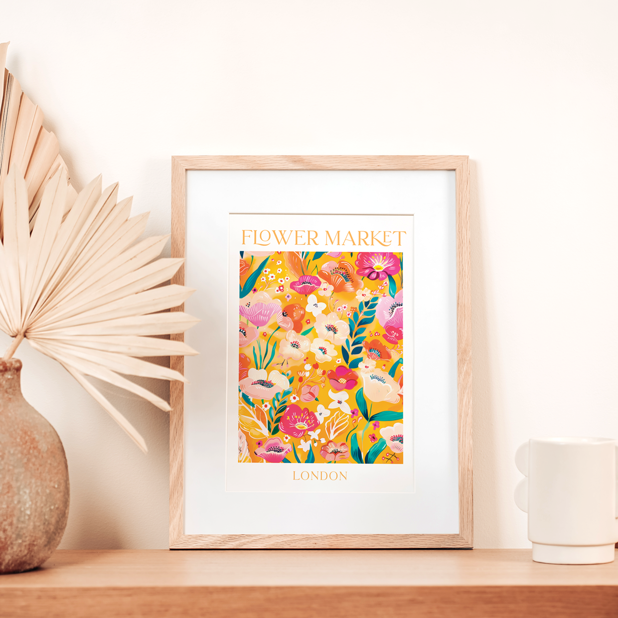 Flower Market London | Art Print