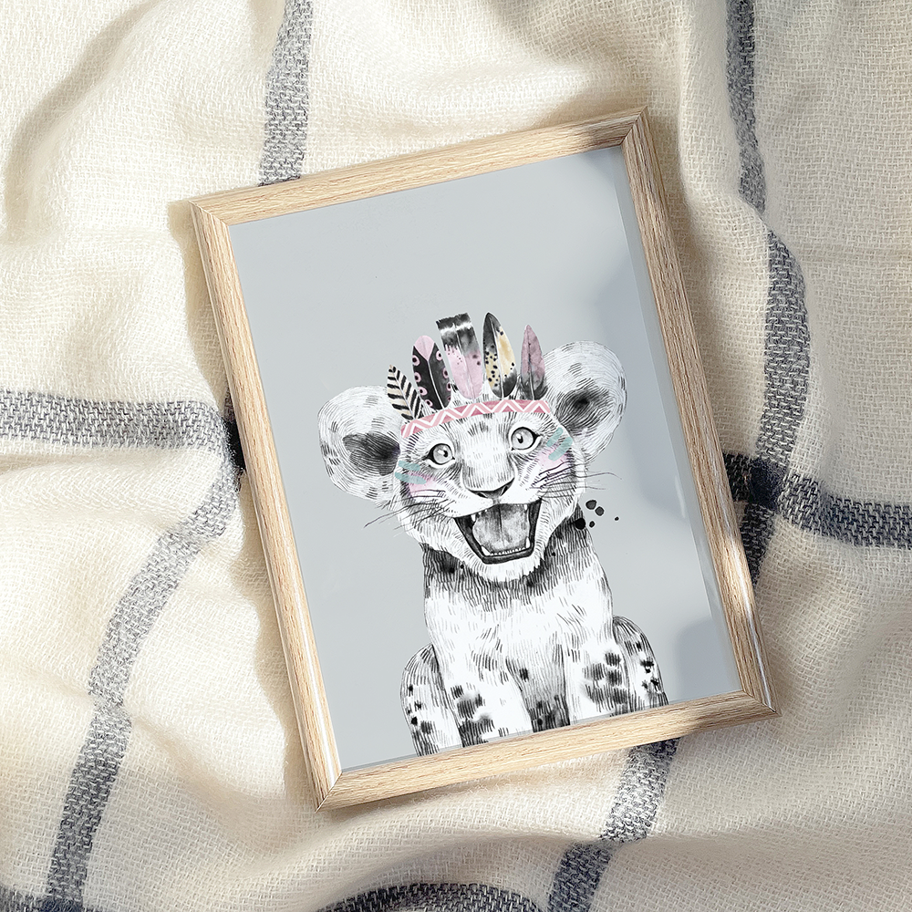 Luna Lion | Art Print