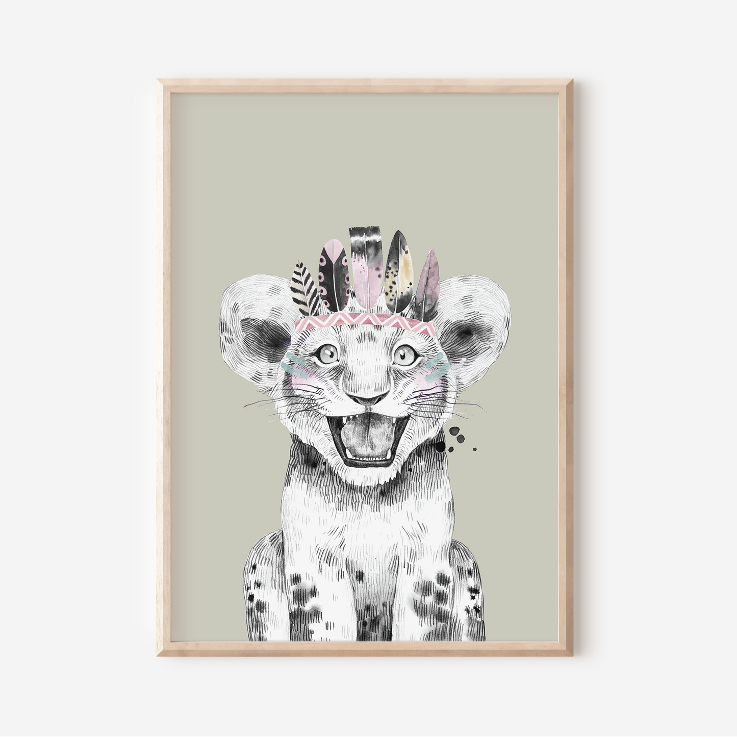 Luna Lion | Art Print