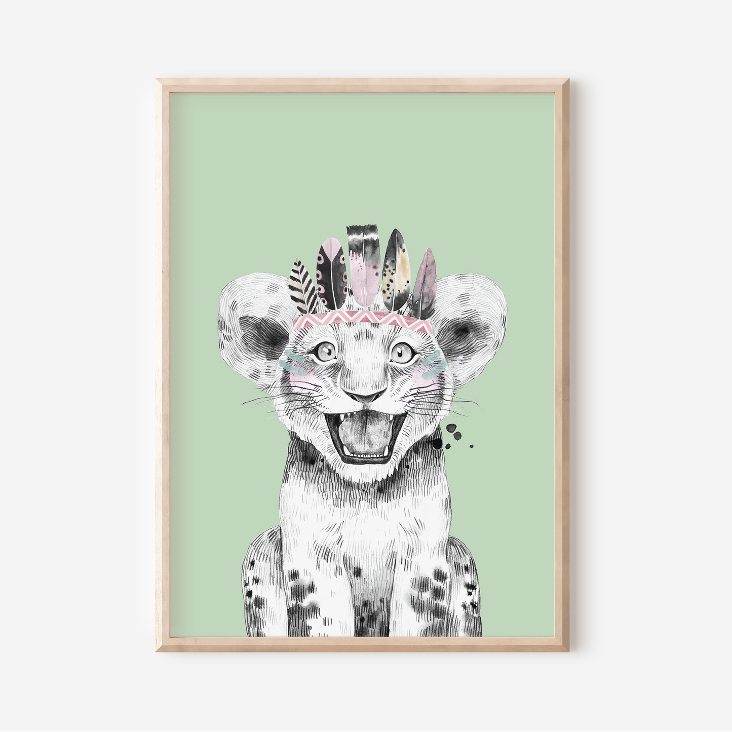 Luna Lion | Art Print