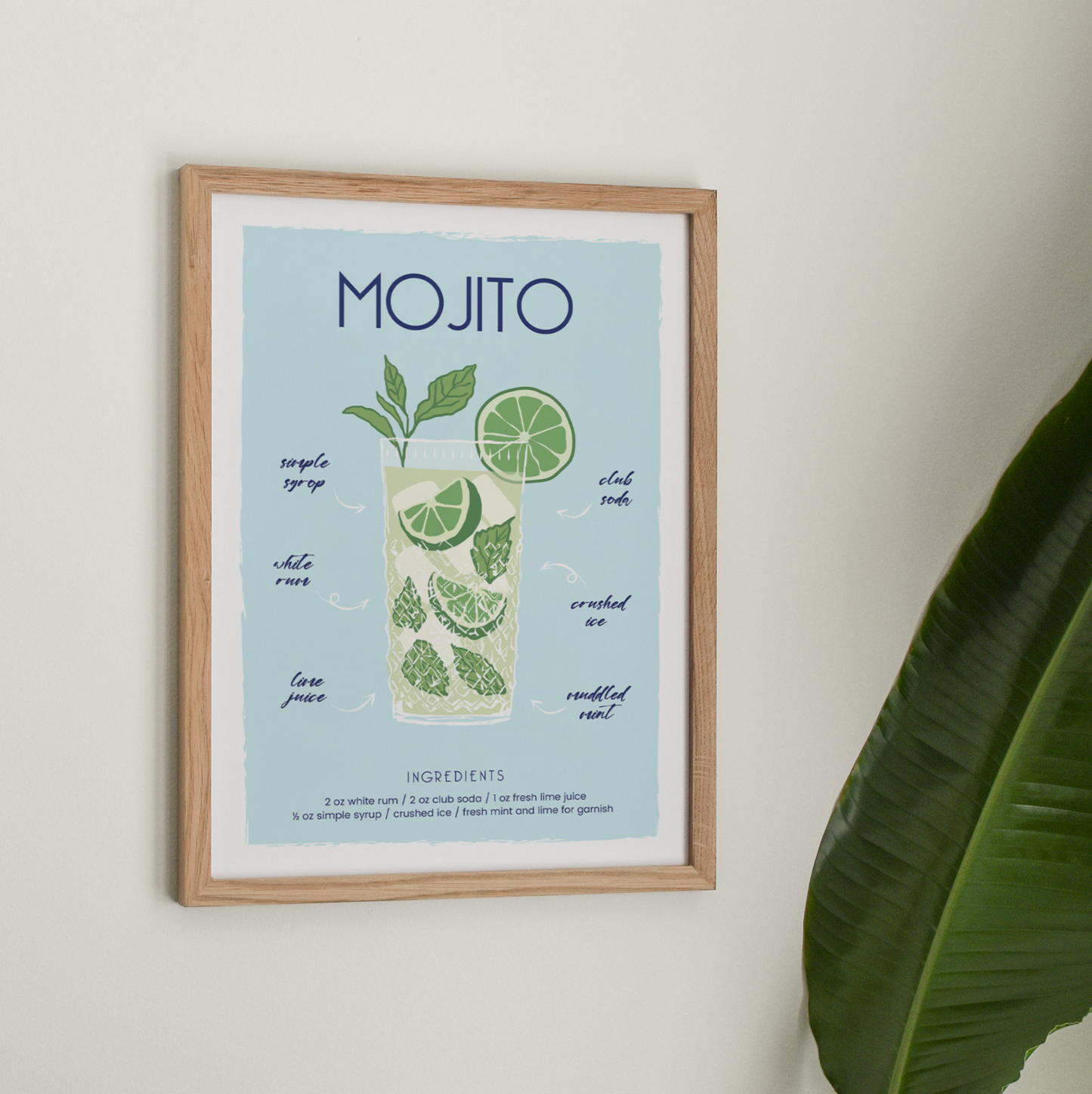 Mojito Cocktail | Art Print