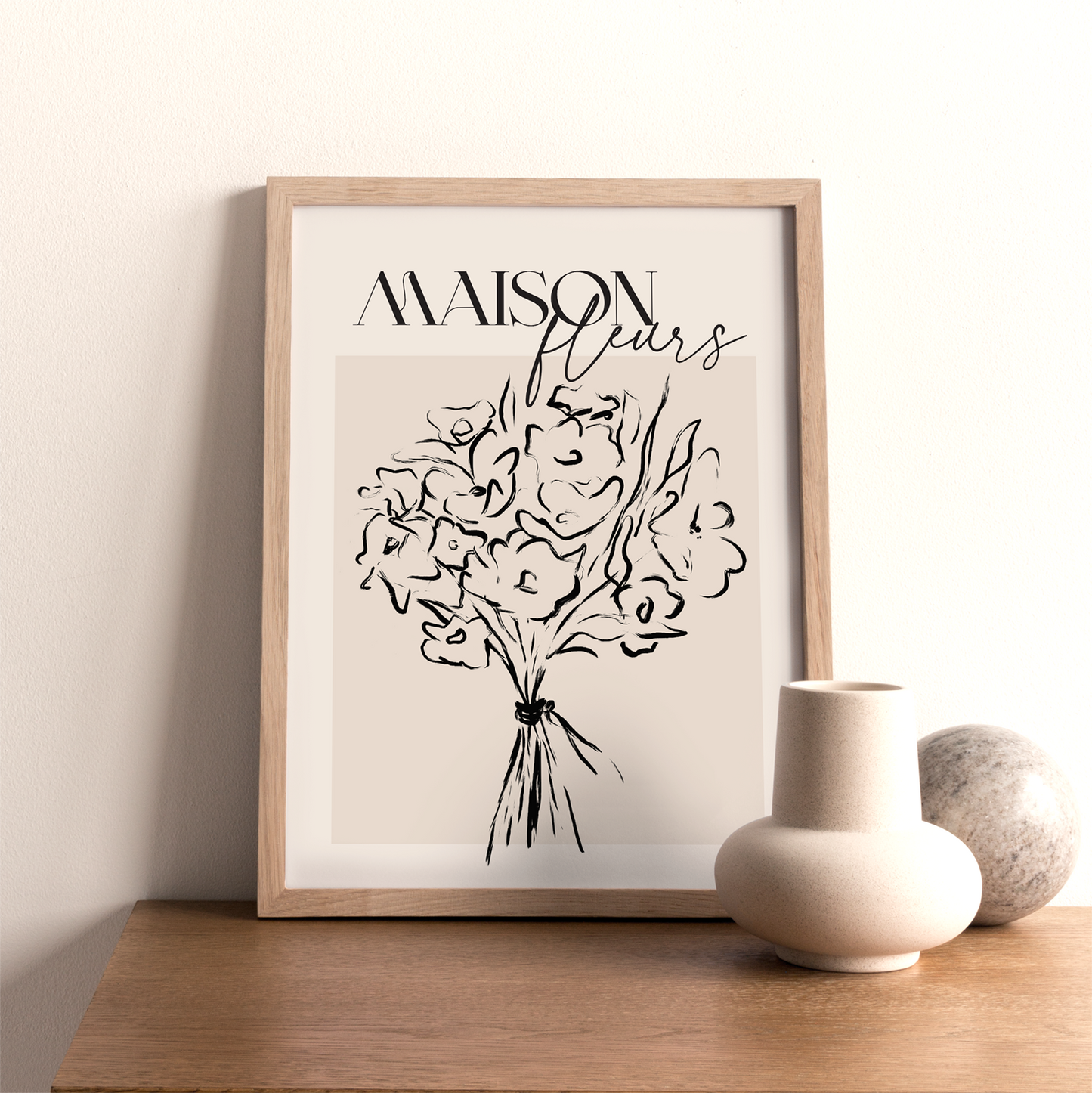 Maison Fleurs | Art Print