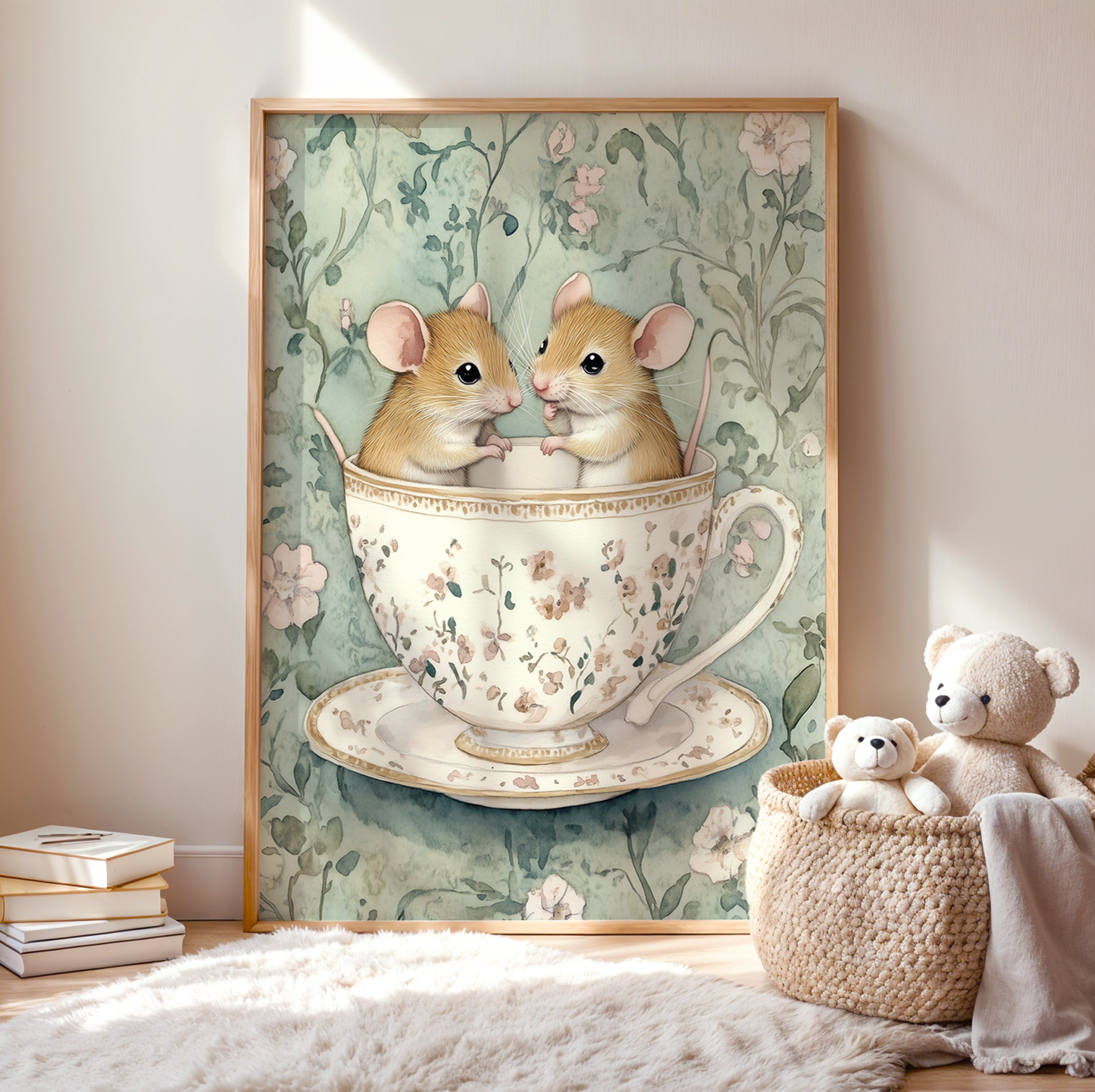 Teacup Mice | Art Print