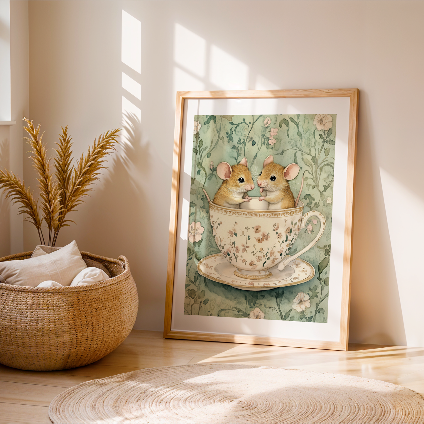 Teacup Mice | Art Print