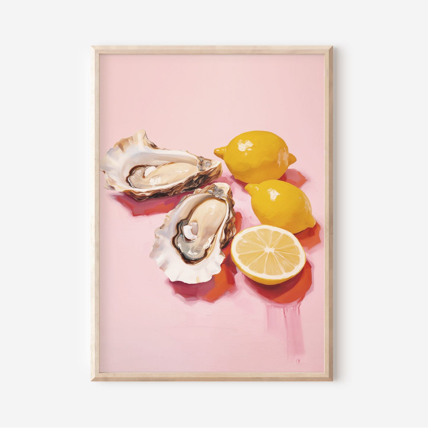 Oysters & Lemons | Art Print