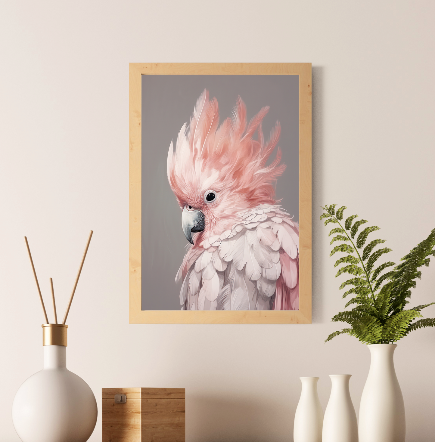 Pink Cockatoo | Art Print