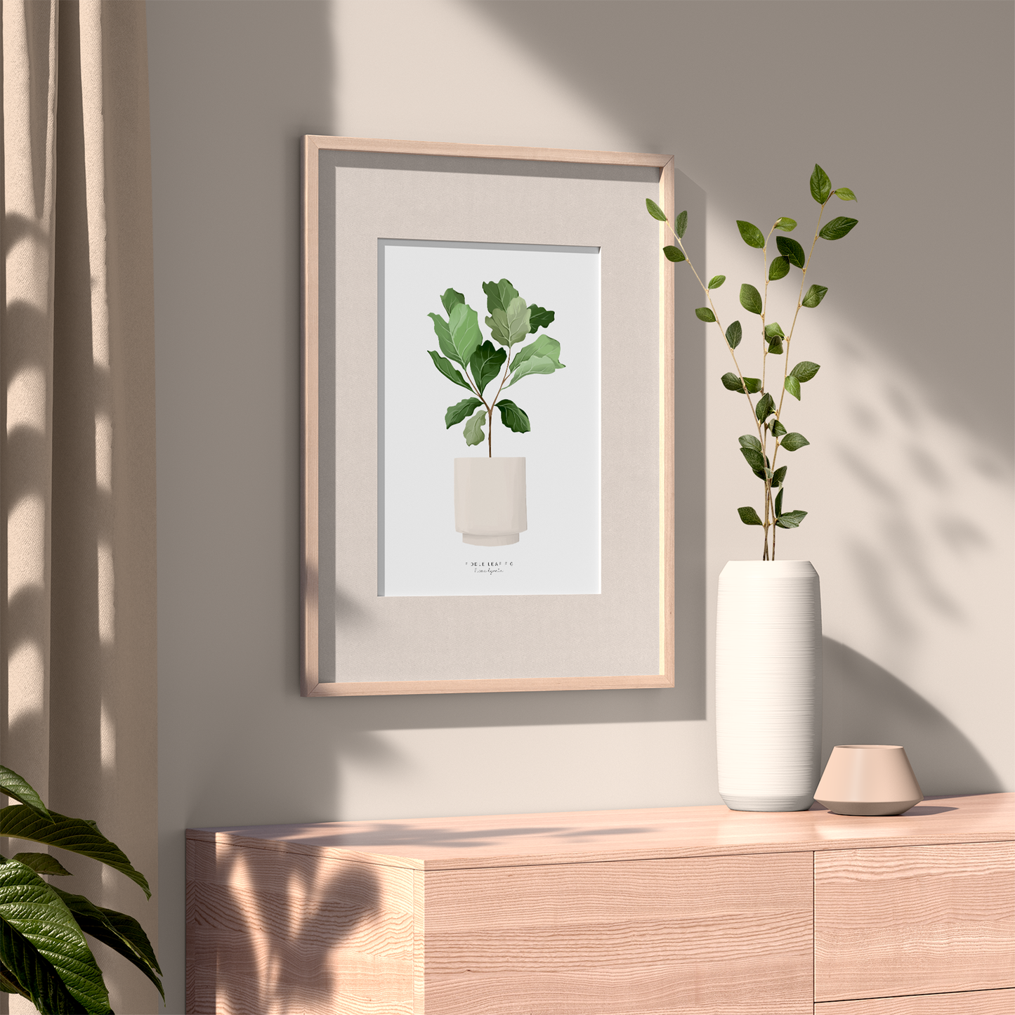 Houseplants - Fiddle Leaf Fig | Art Print